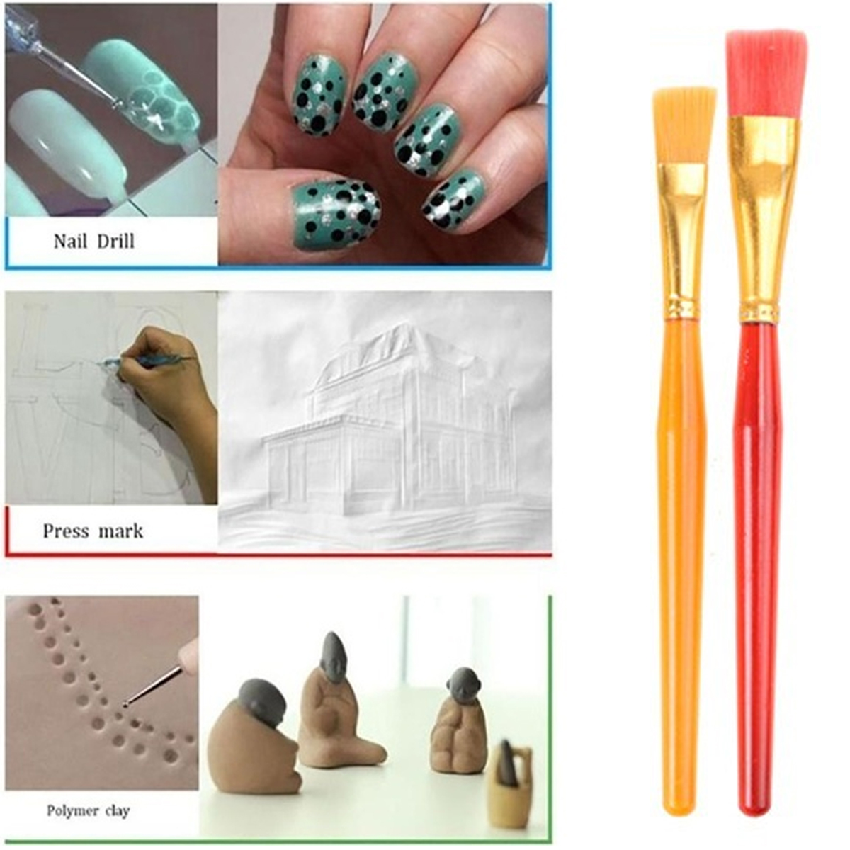 27Pcs-Acrylic-Spiral-Bar-Mould-Kit-Dotting-Painting-Tool-Mandala-Rocks-Painting-Stencils-1677012-11