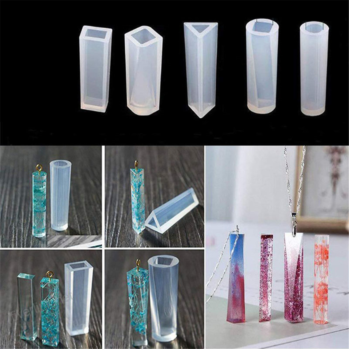 285Pcs-Resin-Casting-Molds-Kit-Silicone-Making-Jewelry-DIY-Pendant-Craft-Mould-Tools-Kit-1808480-5