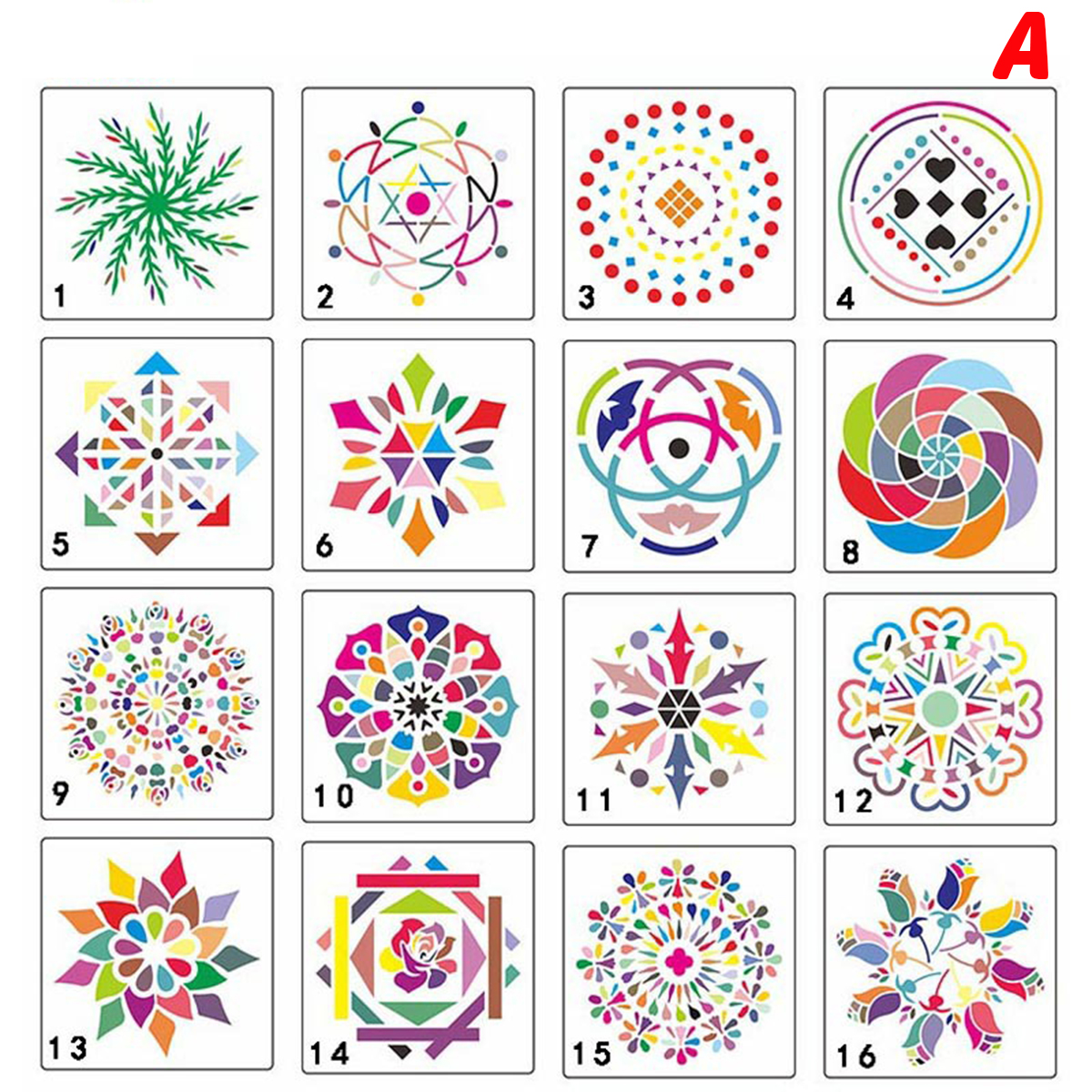 40Pcs-Mandala-Dotting-Tools-Set-Kit-Painting-Rocks-Stone-Art-Pen-Paint-Stencil-Tools-Kit-1725544-8