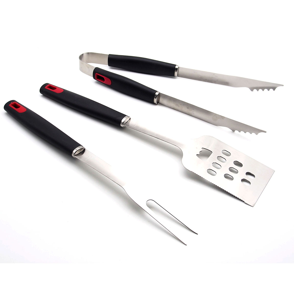 4PCS-BBQ-Stainless-Steel-Barbecue-Utensils-Kit-Outdoor-Grill-Tools-Brush-Tong-Tools-Kit-1708219-6