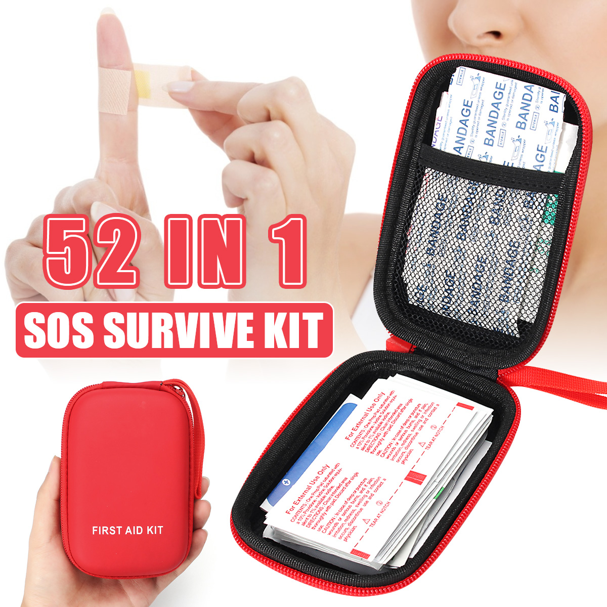 52Pcs-PU-Waterproof-First-Aid-Kit-EVA-Portable-Outdoor-Emergency-Bag-Gift-Emergency-Bag-1587201-1