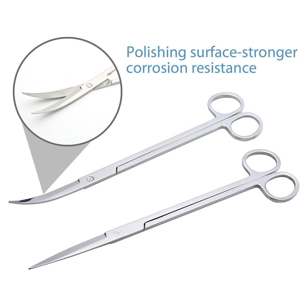 5Pcs-Stainless-Steel-Aquarium-Aquascaping-Tank-Aquatic-Plant-Fish-Cutter-Tweezers-Tool-with-Pouch-1378932-4