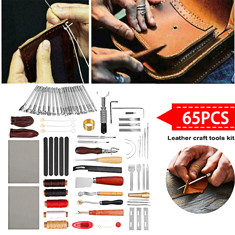 65Pcs-Professional-Leather-Craft-Working-Tools-Kit-for-Hand-Sewing-Tools-DIY-1902745-1