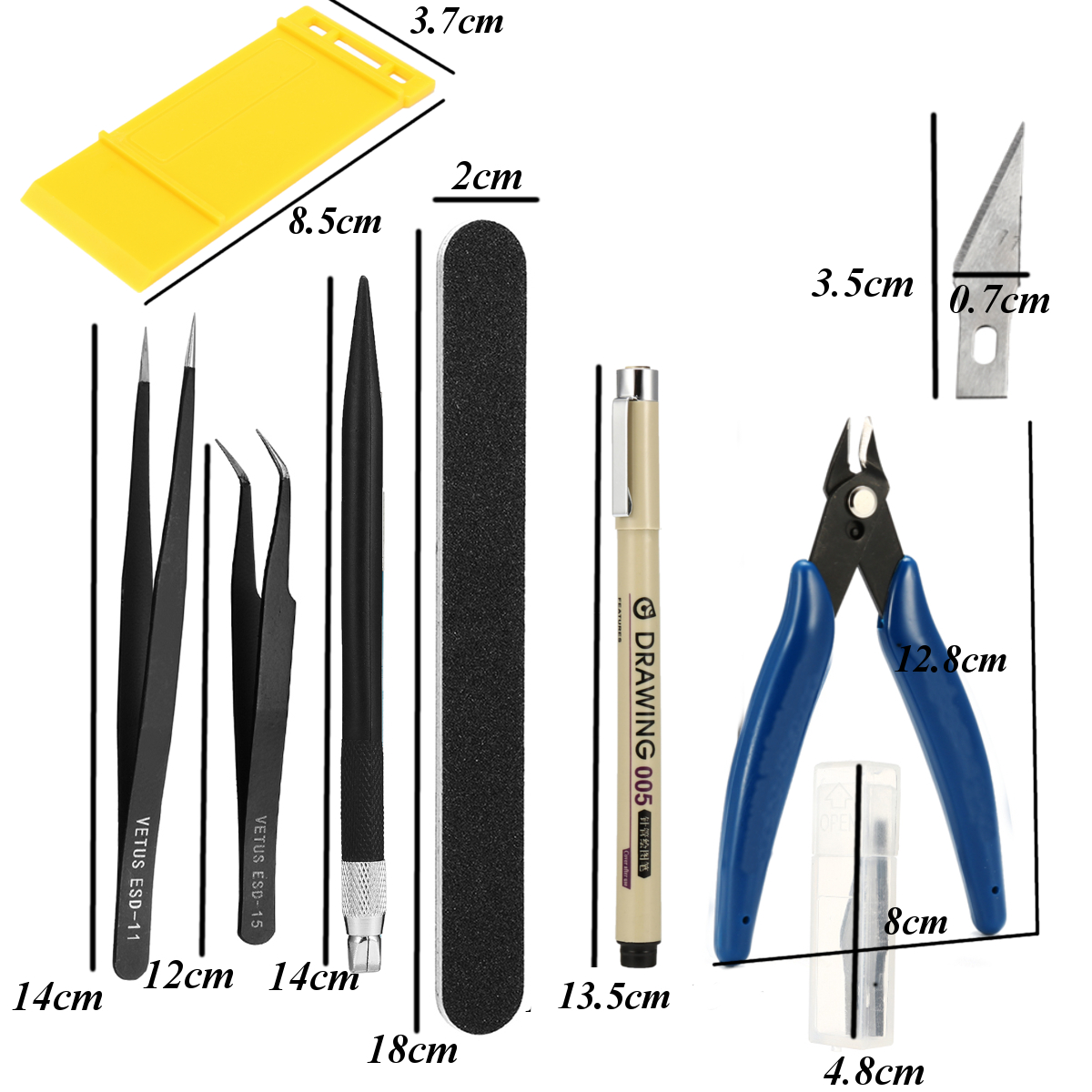 DIY-Gundam-Modeler-Basic-Tools-Craft-Hobby-Car-Building-Model-Kit-Grinding-1336958-10