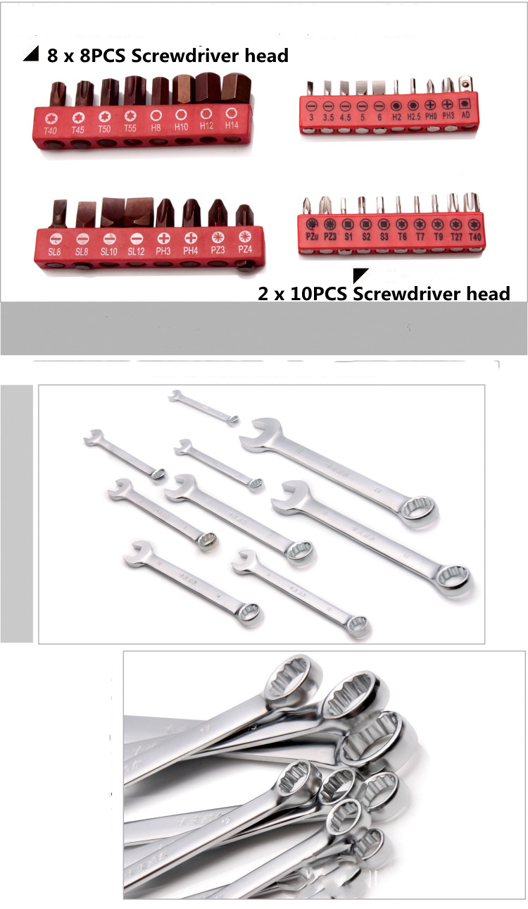 KAFUWELL-SS13103A-103PCS-63MM-125MM-Chrome-Vanadium-Steel-Manual-Dual-use-Wrench-Socket-Bit-Ratchet--1798796-6