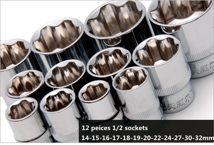 KAFUWELL-SS13103A-103PCS-63MM-125MM-Chrome-Vanadium-Steel-Manual-Dual-use-Wrench-Socket-Bit-Ratchet--1798796-8