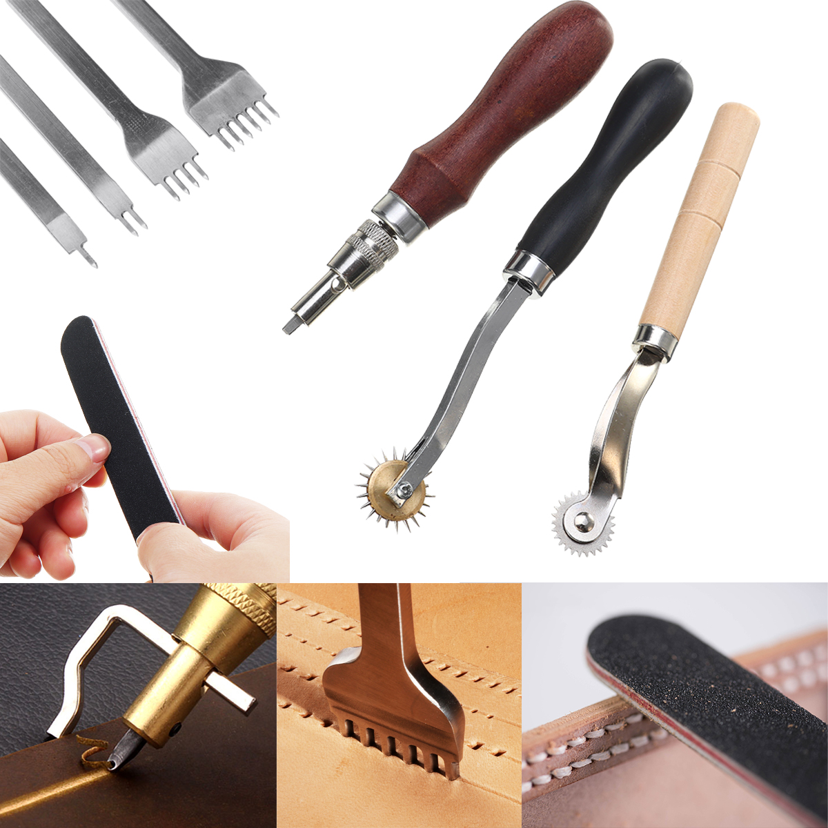 Leather-Sewing-Thread-Carving-DIY-Leather-Craft-Tools-Hand-Stitching-Kit-Set-1693486-2