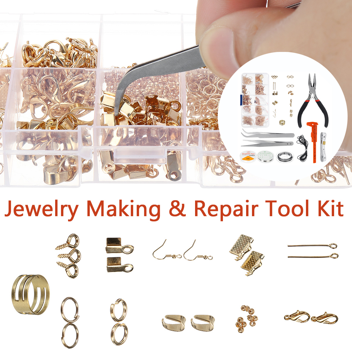 Wire-Jewelry-Making-Startter-Sterling-Earring-Bracelet-Ring-Repair-Tools-Craft-1691792-1