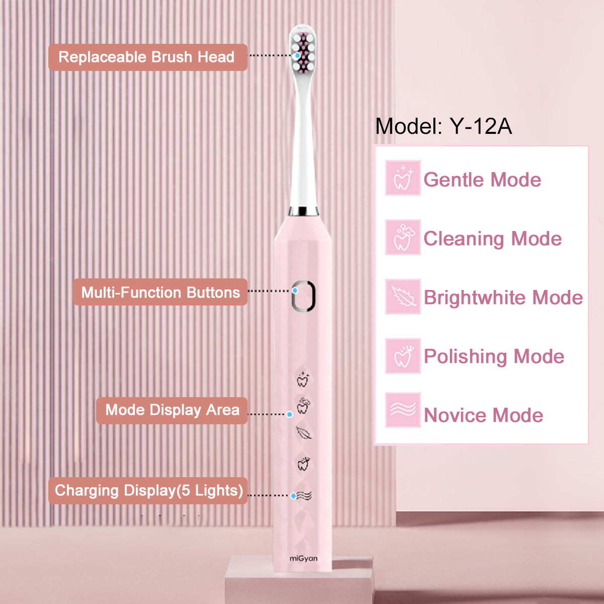 18000rpm-Electric-Toothbrush-5-Modes-Tooth-Cleaner-IPX7-Waterproof-For-Above-Over-12-Years-Old-1869980-5