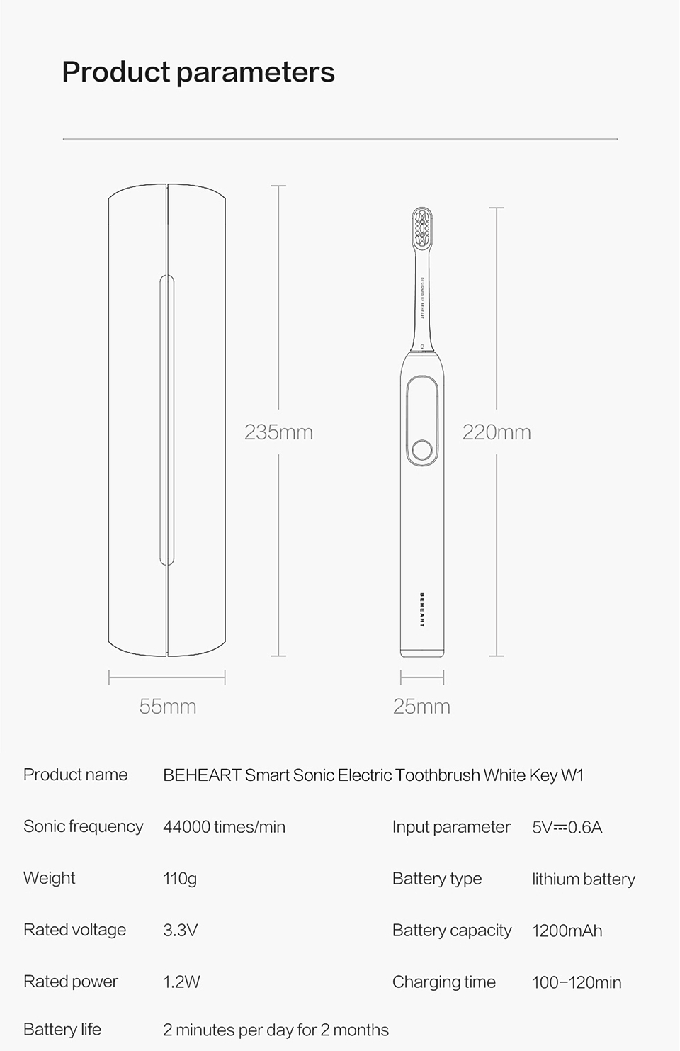 BEHEART-W1-Sonic-Electric-Toothbrushes-Touchscreen-Whiten-Intelligent-Toothbrush-for-Adult-Original--1958377-17