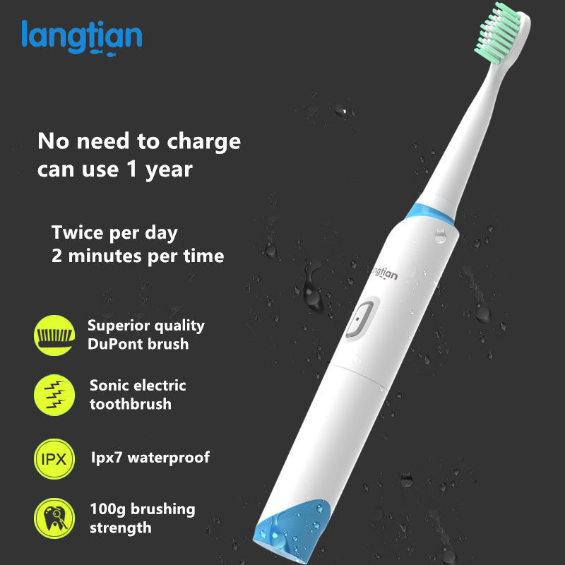 Langtian-LT-Z18-Ultrasonic-Sonic-Electric-Toothbrush-with-4-Pcs-Replacement-Brush-Heads-1251432-1