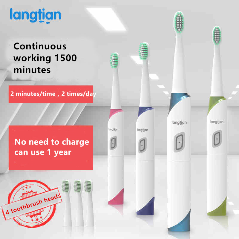 Langtian-LT-Z18-Ultrasonic-Sonic-Electric-Toothbrush-with-4-Pcs-Replacement-Brush-Heads-1251432-2