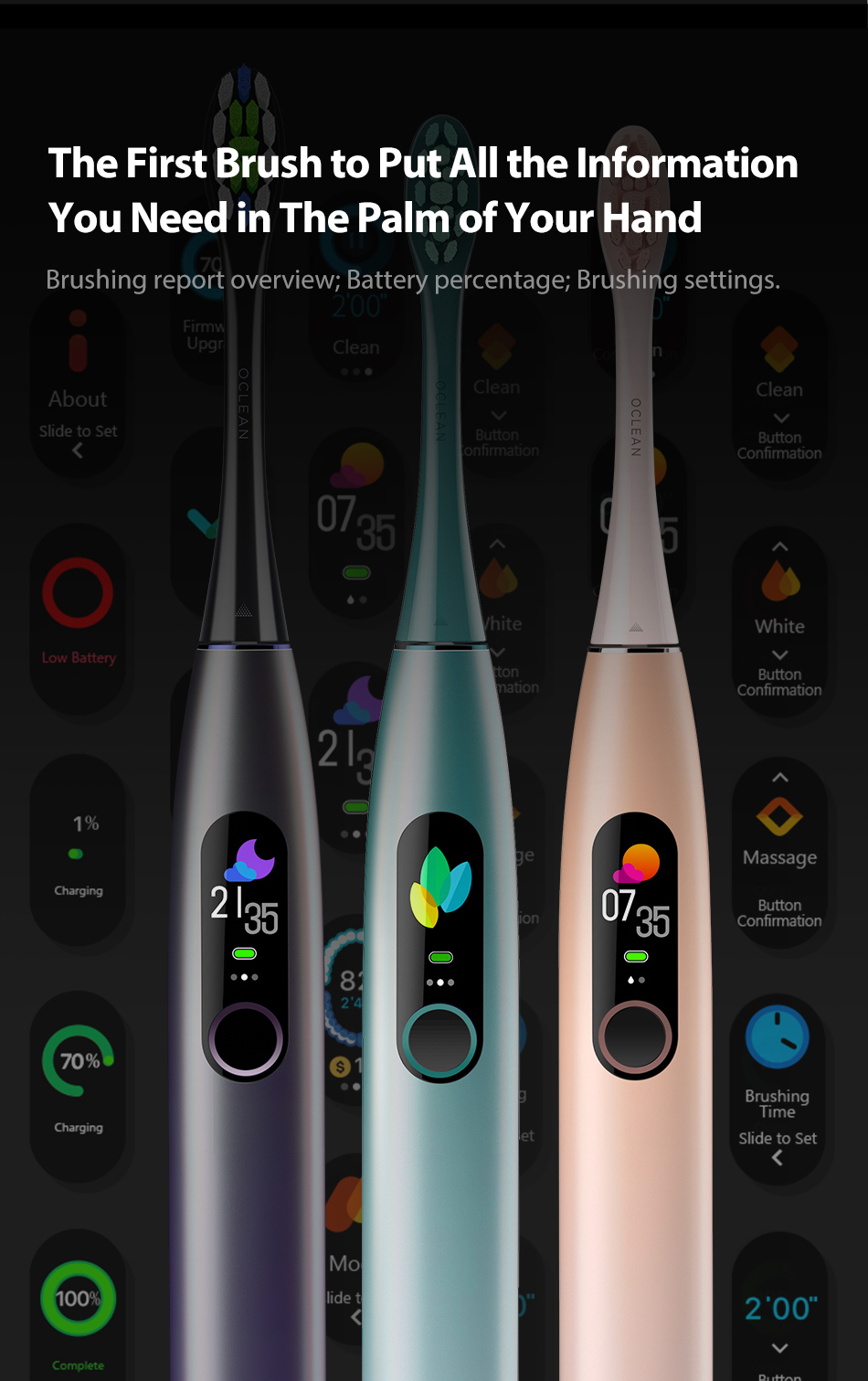 Oclean-X-PRO-Smart-Touch-Screen-Sonic-Electric-Toothbrush-32-Levels-IPX7-Waterproof--2hrs-Fast-Charg-1737285-10
