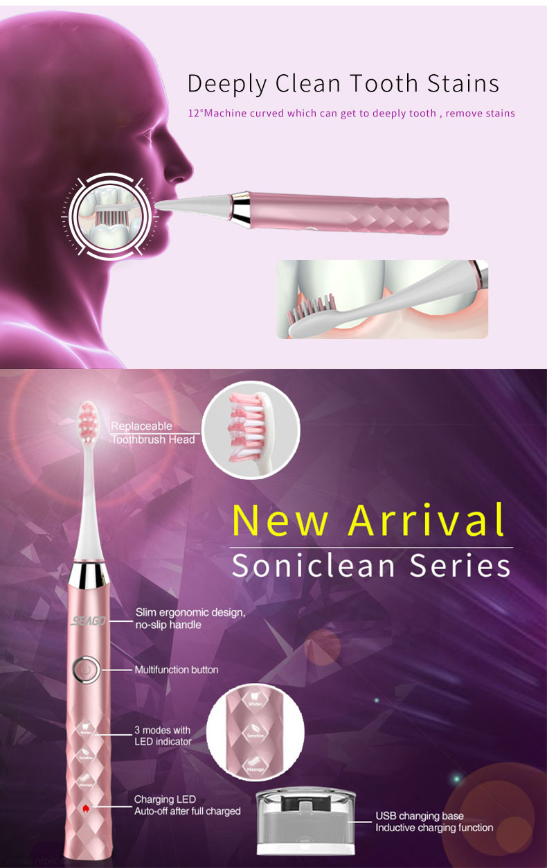 SEAGO-S1-Sonic-Smart-Electric-Toothbrush-3-Brush-Modes-Whitening-USB-Rechargeable-IPX7-Waterproof-wi-1256156-2