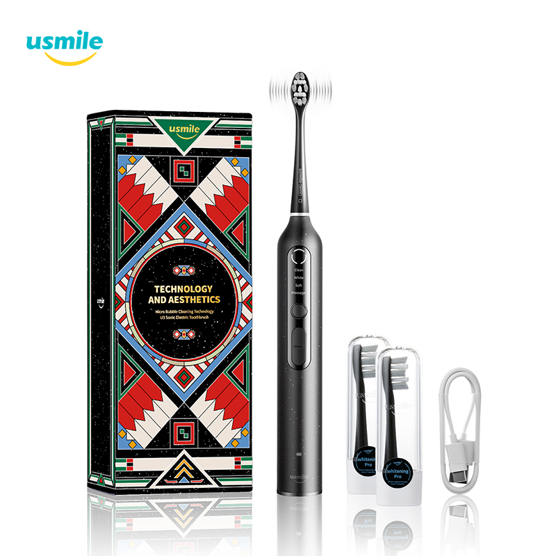 USMILE-4PCS-Diamond-Series-Electric-Toothbrush-Replacement-Heads-Deep-Cleaning-Tooth-With-Travel-Cov-1960721-2