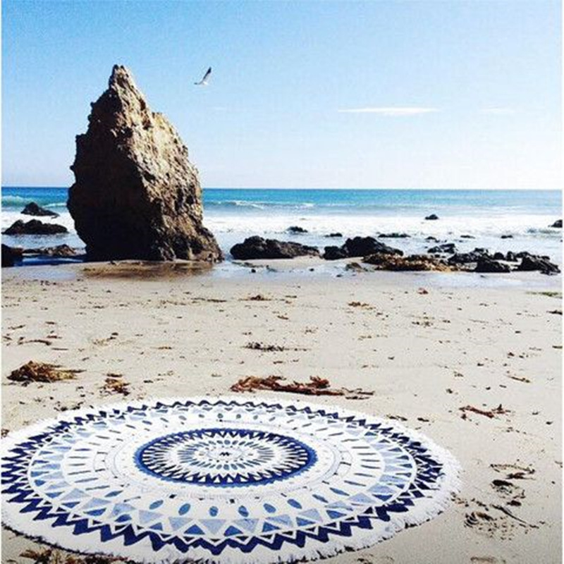 150cm-European-Style-Thin-Polyester-Fiber-Beach-Yoga-Towel-Round-Bed-Sheet-Tapestry-Tablecloth-1069391-3