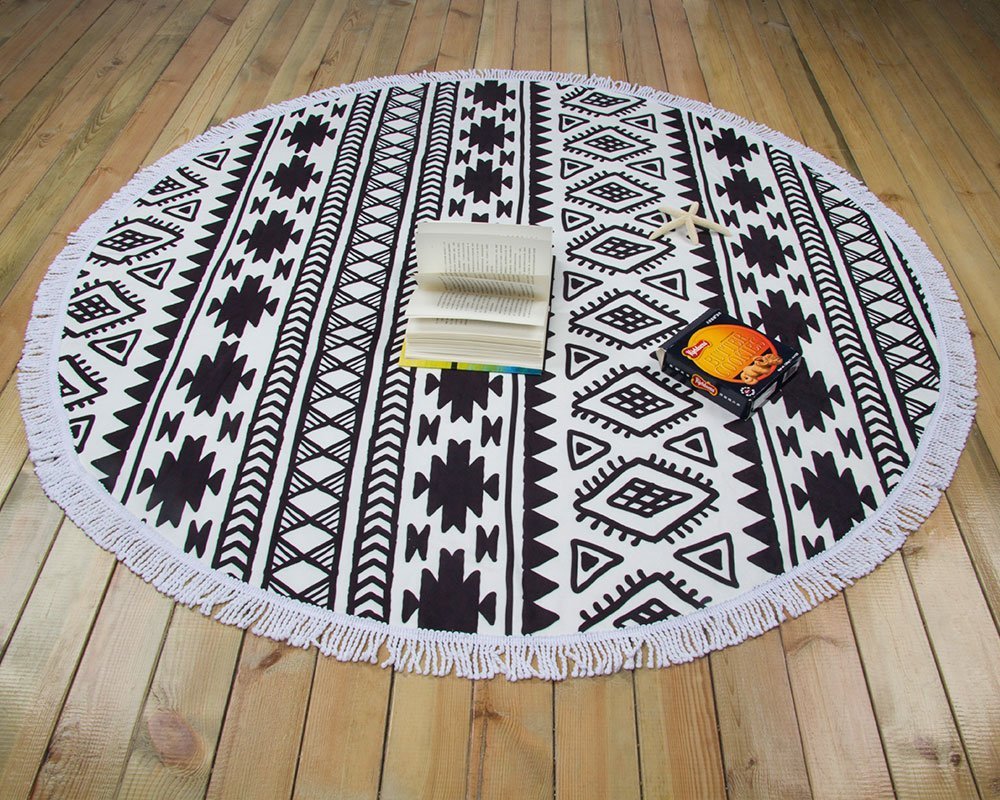 150cm-European-Style-Thin-Polyester-Fiber-Beach-Yoga-Towel-Round-Bed-Sheet-Tapestry-Tablecloth-1069391-8
