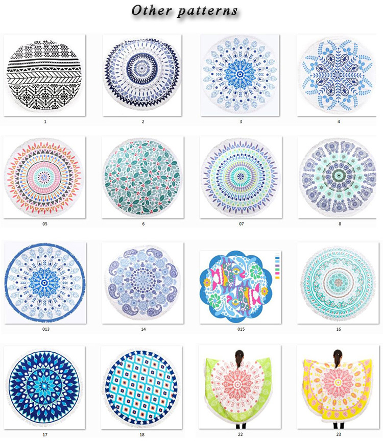 150cm-Pure-Cotton-Bohemia-Roud-Tassel-Knitted-Beach-Towel-Lantern-Towel-Home-Blanket-1015769-5