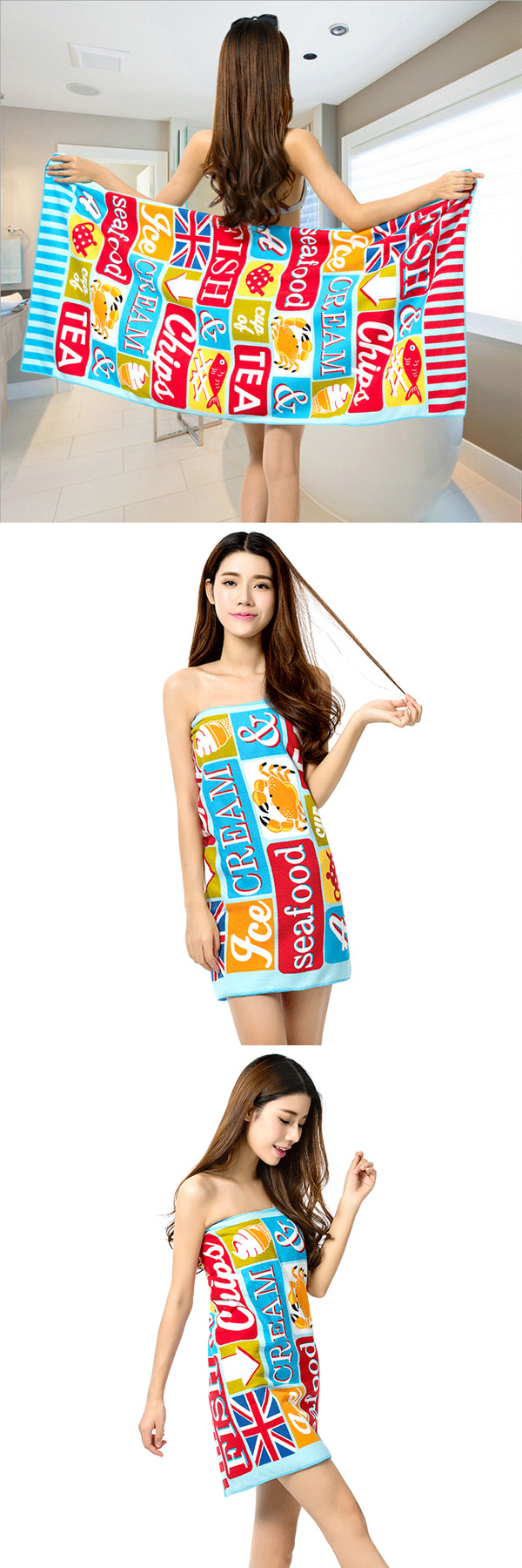 70x150cm-Colorful-Cartoon-Printing-Quick-Dry-Beach-Towels-Absorbent-Microfiber-Bath-Towel-1005532-3