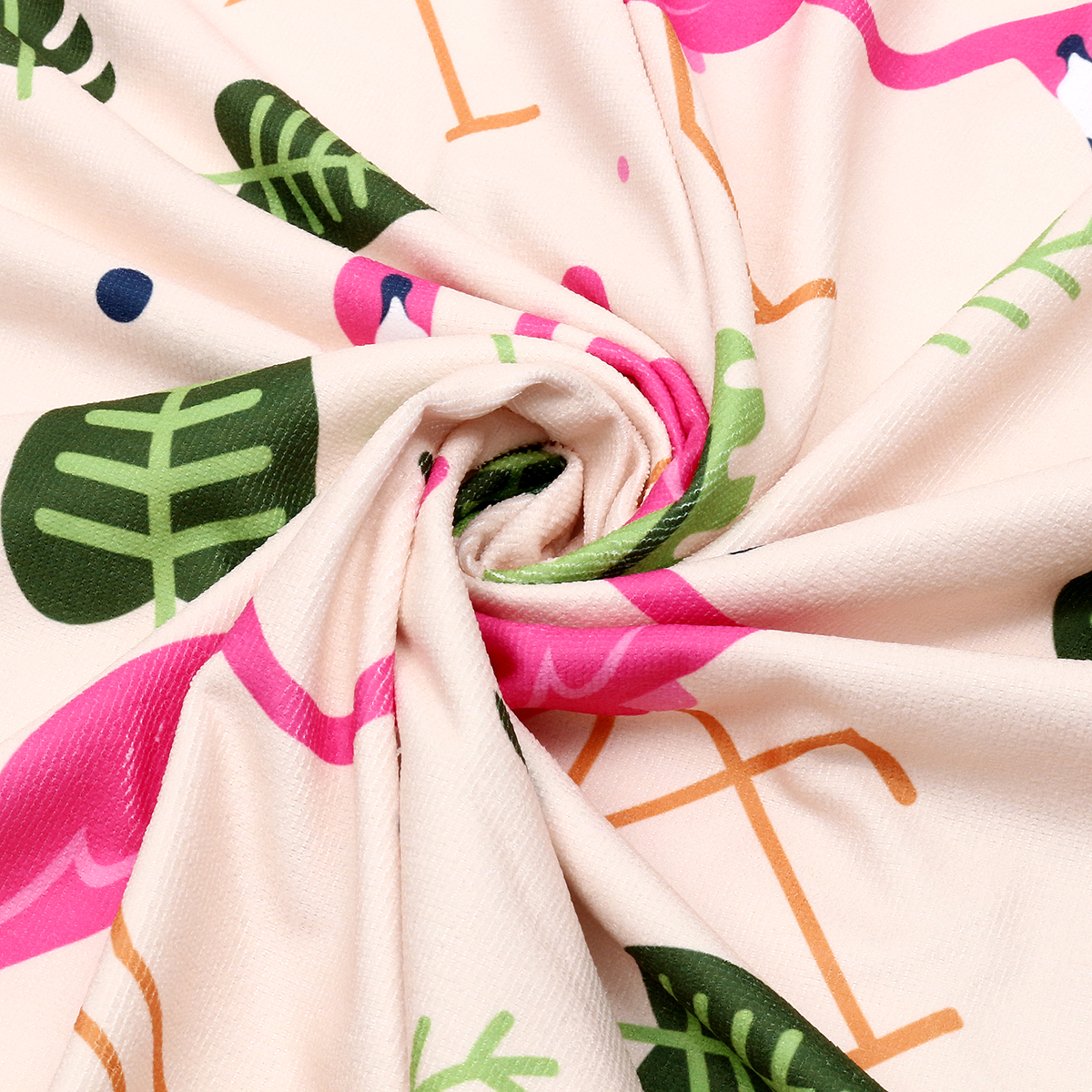 Fashion-Flamingo-450G-Round-Beach-Towel-With-Tassels-Microfiber-150cm-Picnic-Blanket-Beach-Cover-Up-1295953-4