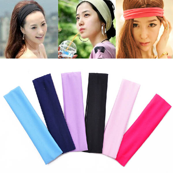 Honana-BX-808-Elastic-Ladys-Plain-Headbrand-Yoga-Bag-Sport-Wash-Face-Snood-6-Colors-940042-1
