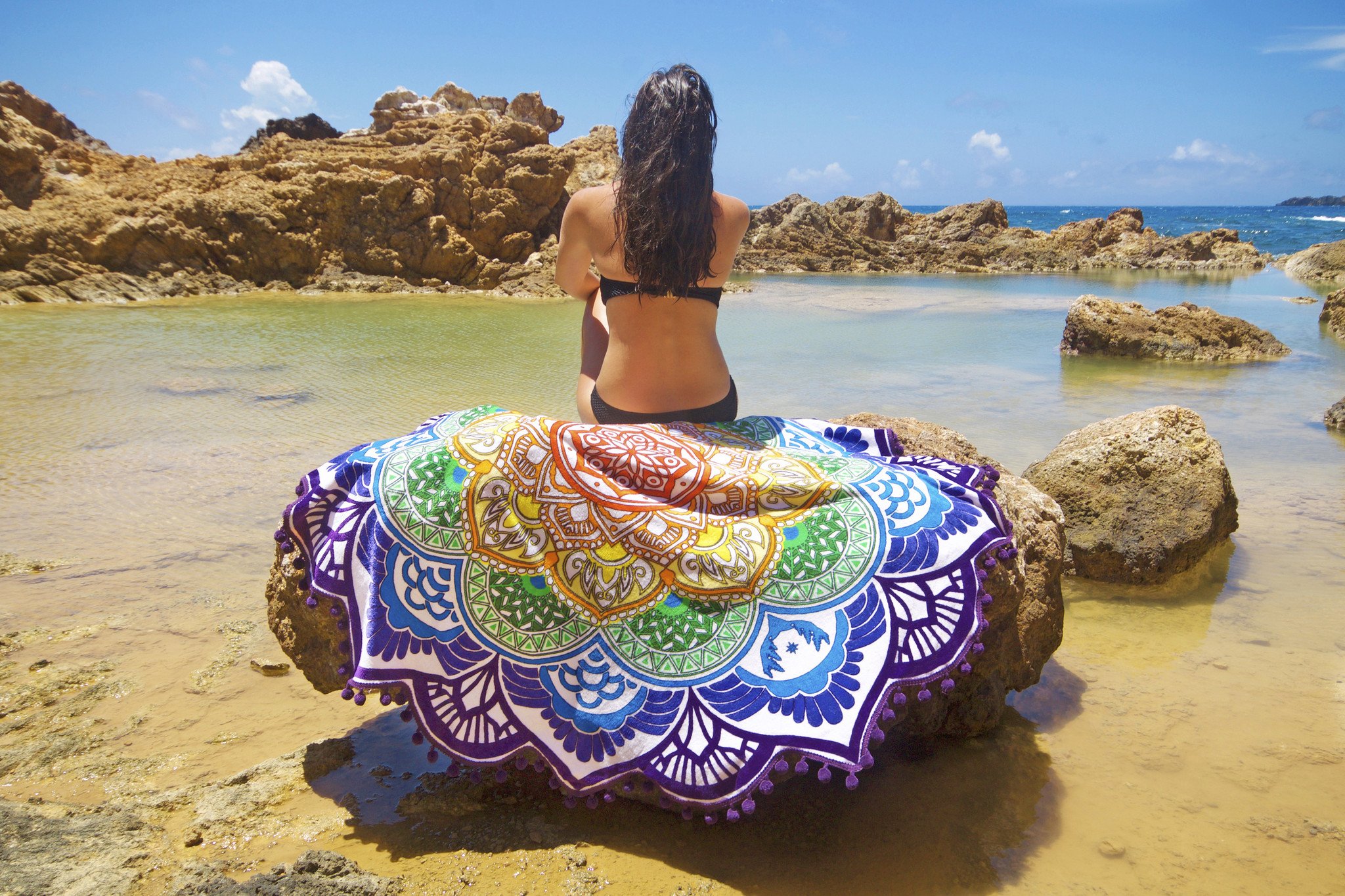 Honana-WX-91-Bohemian-Tapestry-Totem-Lotus-Beach-Towels-Yoga-Mat-Camping-Mattress-Bikini-Cover-1141312-1