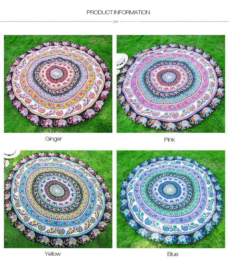Honana-WX-92-150cm-Bohemian-Thin-Chiffon-Beach-Towel-Mandala-Round-Silk-Scarf-Bed-Sheet-Tapestry-Mat-1141310-4