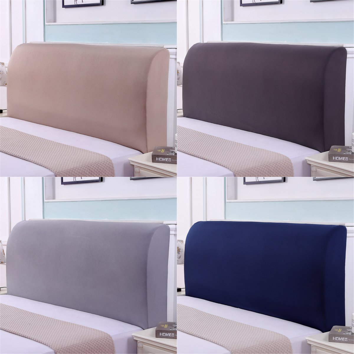 200CM-Polyester-Elastic-Bed-Headboard-Cover-Full-Dustproof-Protector-Slipcover-Bed-Protection-Dust-C-1698681-2