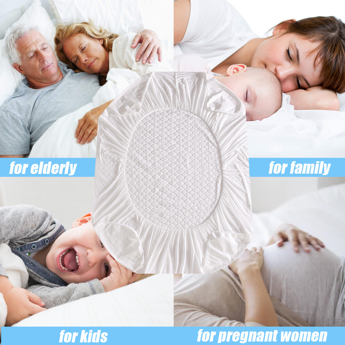 Multi-size-Washable-White-Quilted-Mattress-Covers-Waterproof-Protector-Pad-With-Tightly-Elastic-Band-1692754-2