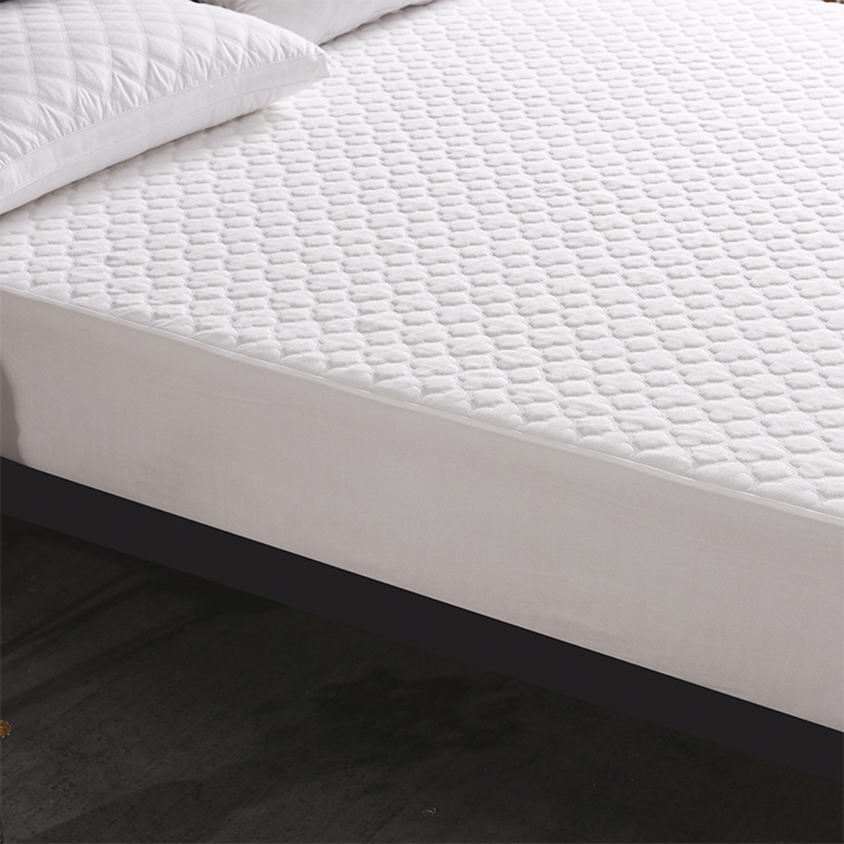 Multi-size-Washable-White-Quilted-Mattress-Covers-Waterproof-Protector-Pad-With-Tightly-Elastic-Band-1692754-12