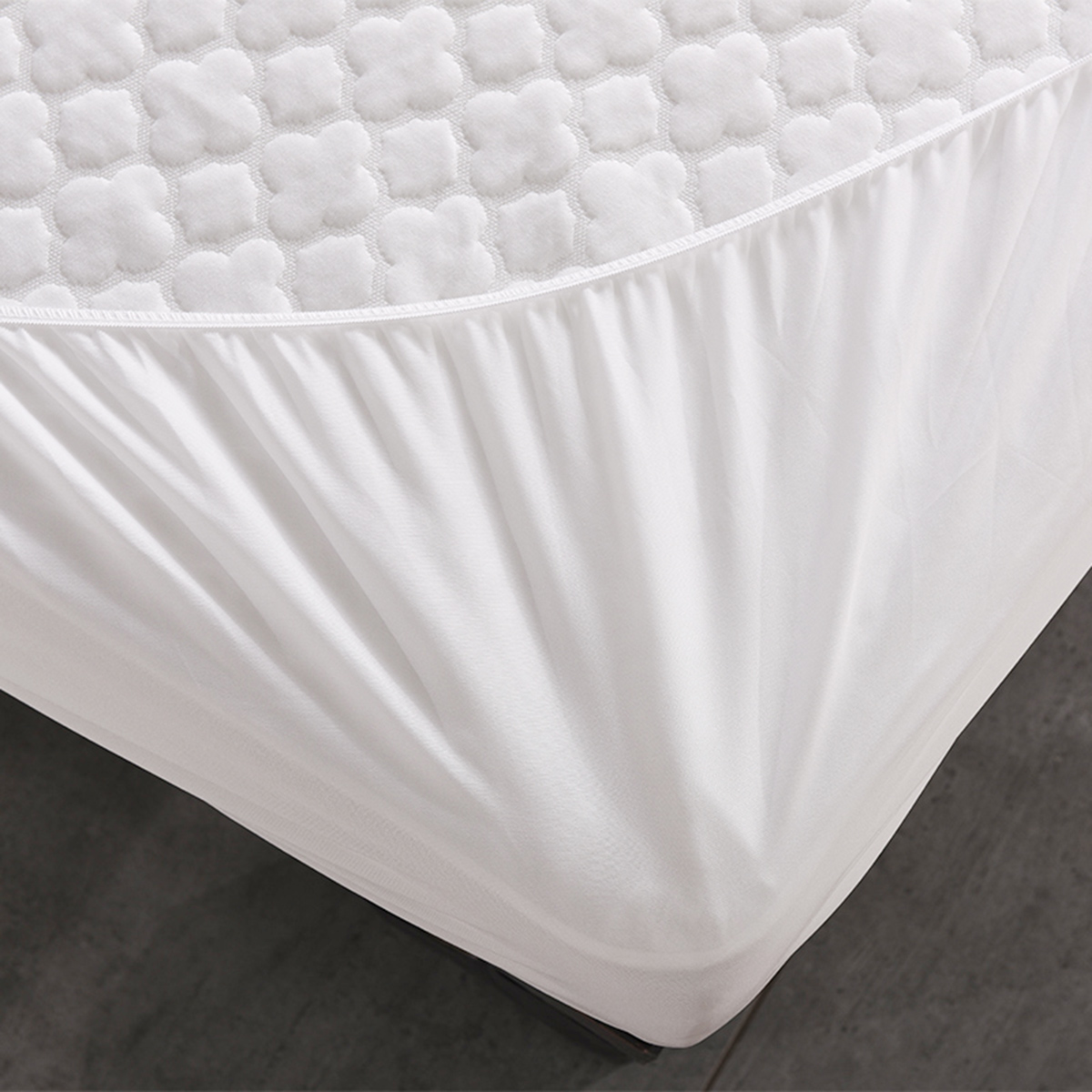 Multi-size-Washable-White-Quilted-Mattress-Covers-Waterproof-Protector-Pad-With-Tightly-Elastic-Band-1692754-14