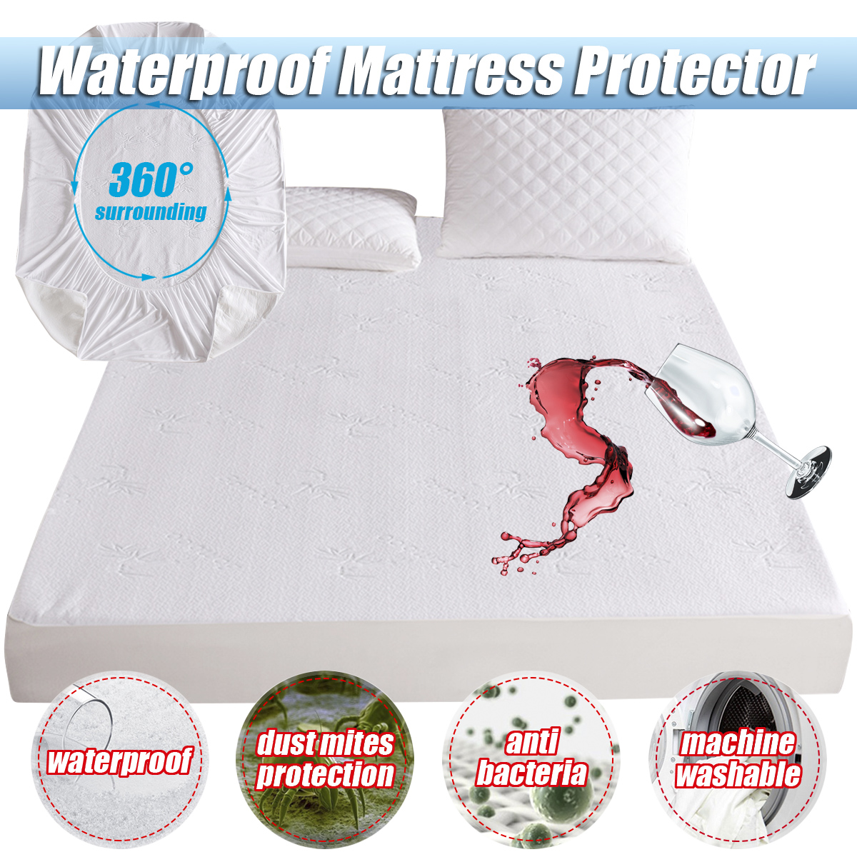 Waterproof-Bamboo-Jacquard-Mattress-Topper-Protector-Cover-Pad-Hypoallergenic-Bedding-Set-1688692-1