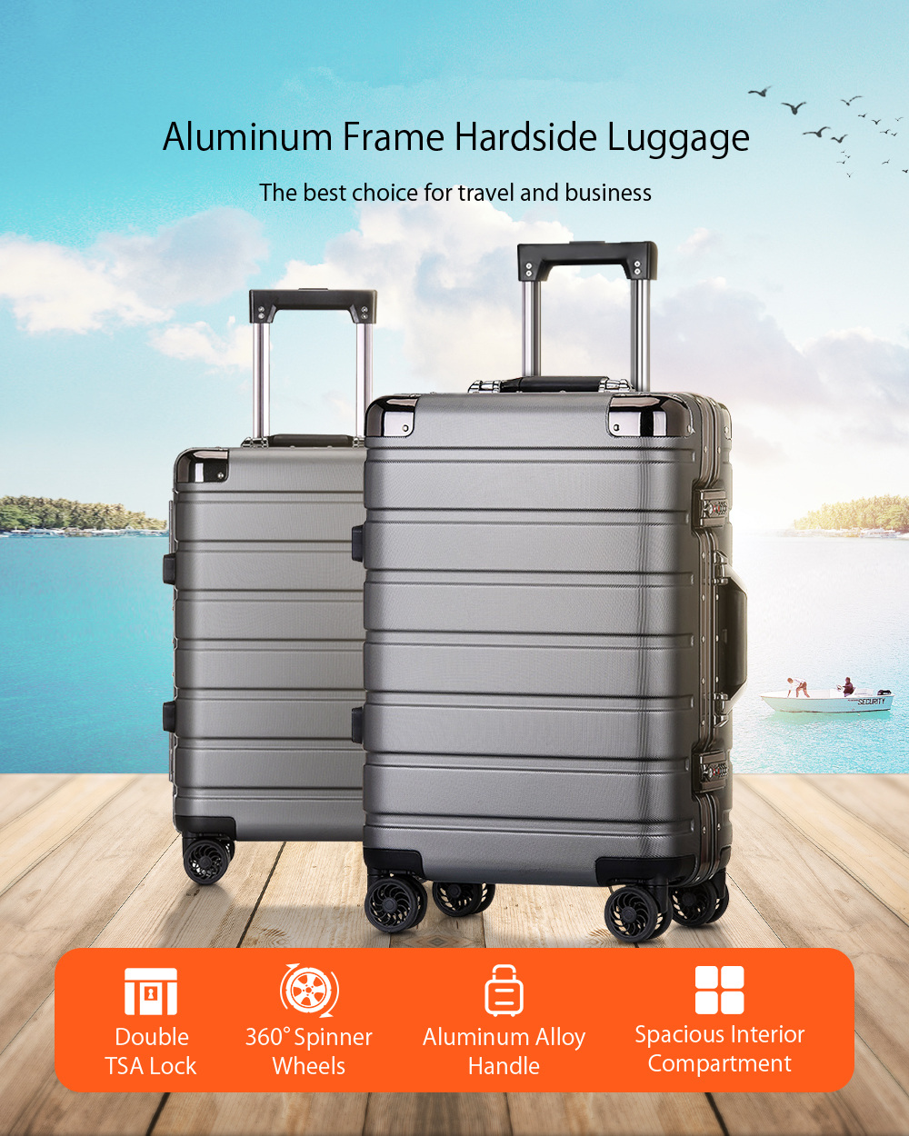 20inch24inch-Travel-Suitcase-PC-TSA-Locks-360deg-Universal-Wheel-Luggage-Case-1622582-1