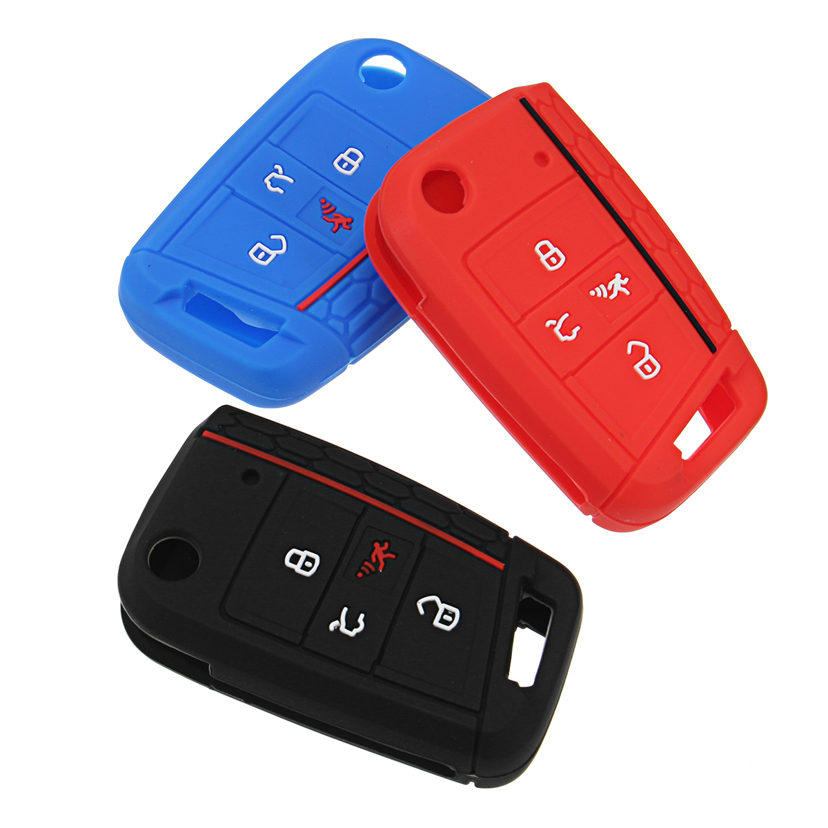 4-Buttons-Silicone-Car-Key-Case-Three-dimensional-Texture-1411437-1