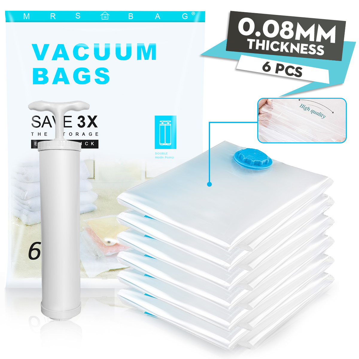 6PC-Vacuum-Bag-Set-Travel-Compressed-Package-Foldable-Clothes-Organizer-Home-Organizer-Seal-Storage--1627761-1