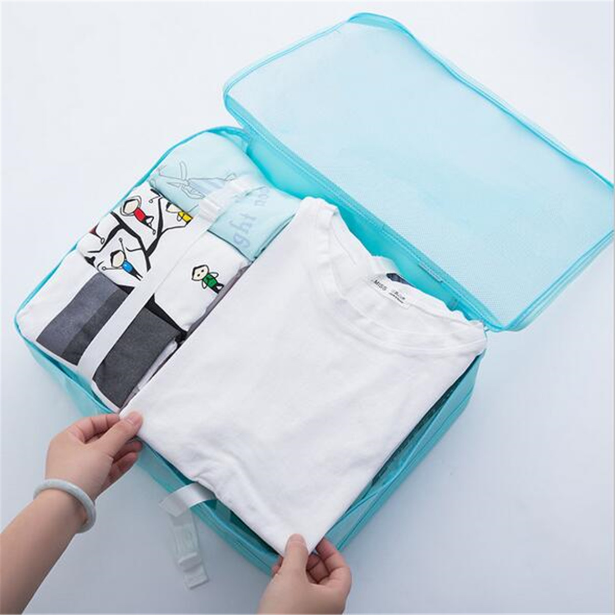 8PCS-Travel-Luggage-Organizer-Set-Storage-Pouches-Suitcase-Packing-Bags-1178467-4
