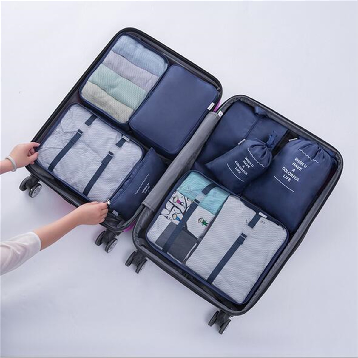 8PCS-Travel-Luggage-Organizer-Set-Storage-Pouches-Suitcase-Packing-Bags-1178467-8