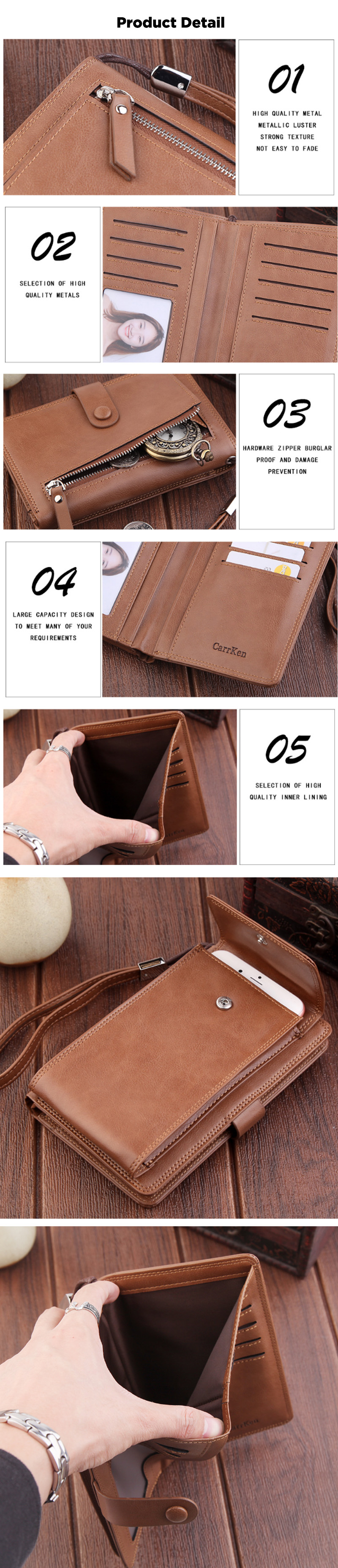 CarrKen-Multifunction-Mens-Handbag-Two-Fold-Wallet-Card-Holder-Coin-Pocket-Passport-Bag-1600986-2