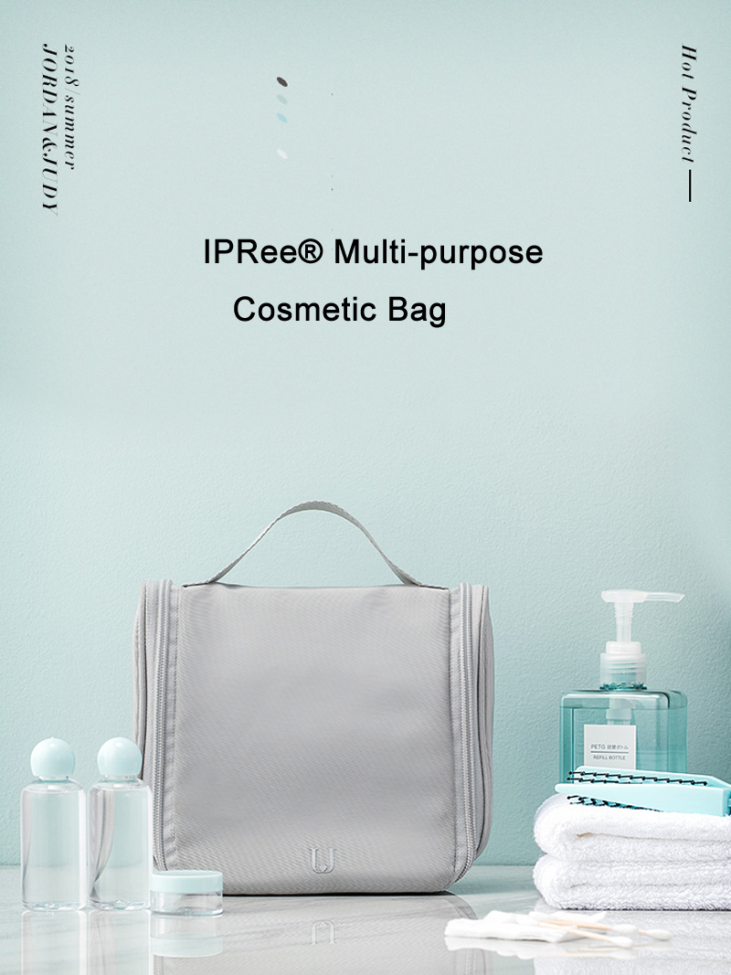 IPReereg-Nylon-Multi-purpose-Waterproof-Cosmetic-Bag-Portable-Hook-Hanging-Travel-Bag-Toilet-Bag-1405105-1