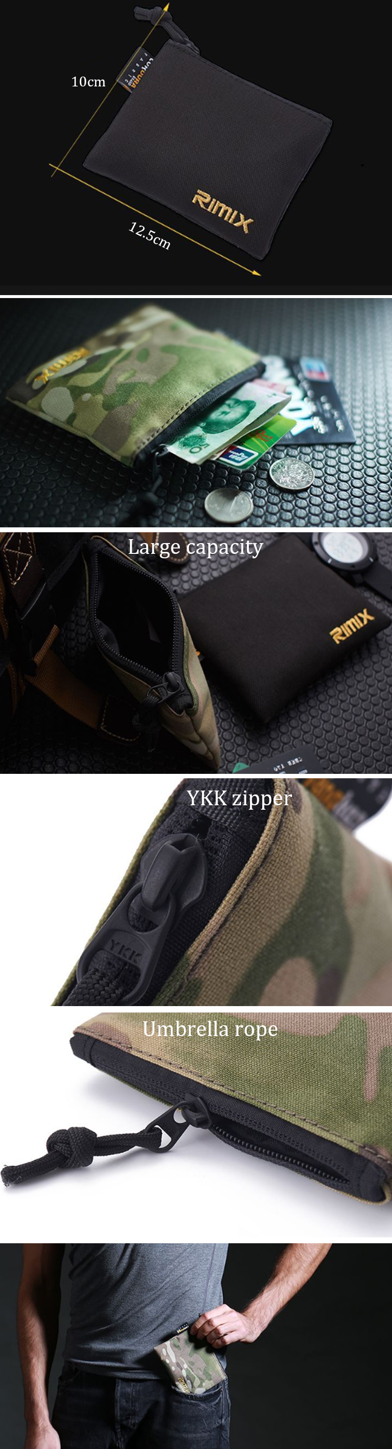 IPReereg-Outdoor-Tactical-EDC-Wallet-Men-Waterproof-1060D-Nylon-Card-Coin-Sport-Bags-Portable-Storag-1391718-1