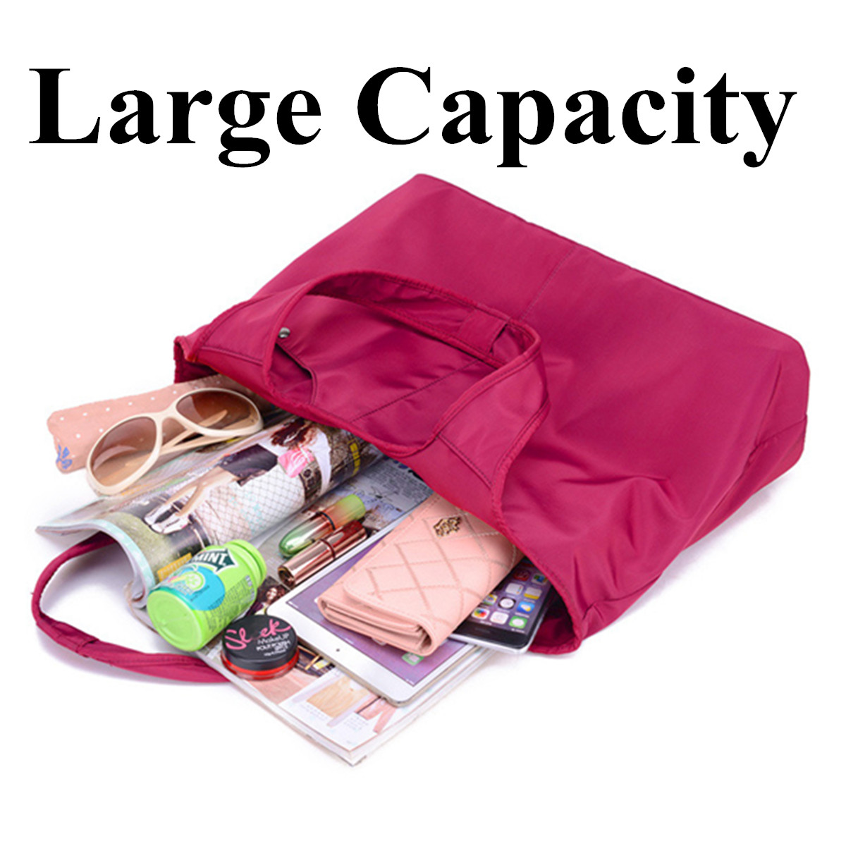 Multifunctional-Waterproof-Nylon-Mummy-Bag-Large-Capacity-Handbag-Shoulder-Bag-1762403-6
