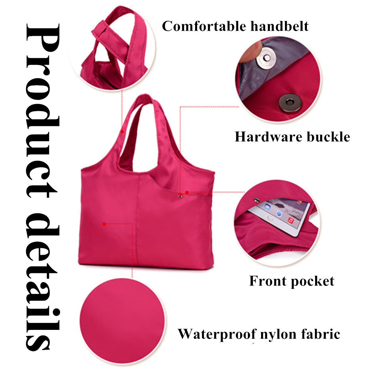 Multifunctional-Waterproof-Nylon-Mummy-Bag-Large-Capacity-Handbag-Shoulder-Bag-1762403-10