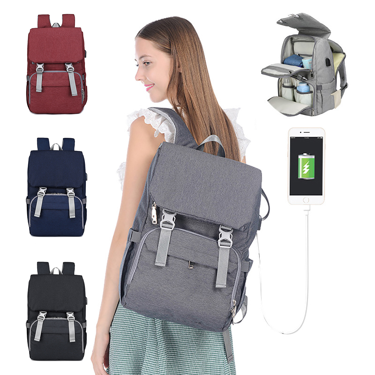 Outdoor-Mummy-Travel-Backpack-Large-Baby-Nappy-Changing-Bag--for-mom-Nursing-bag-1637117-1