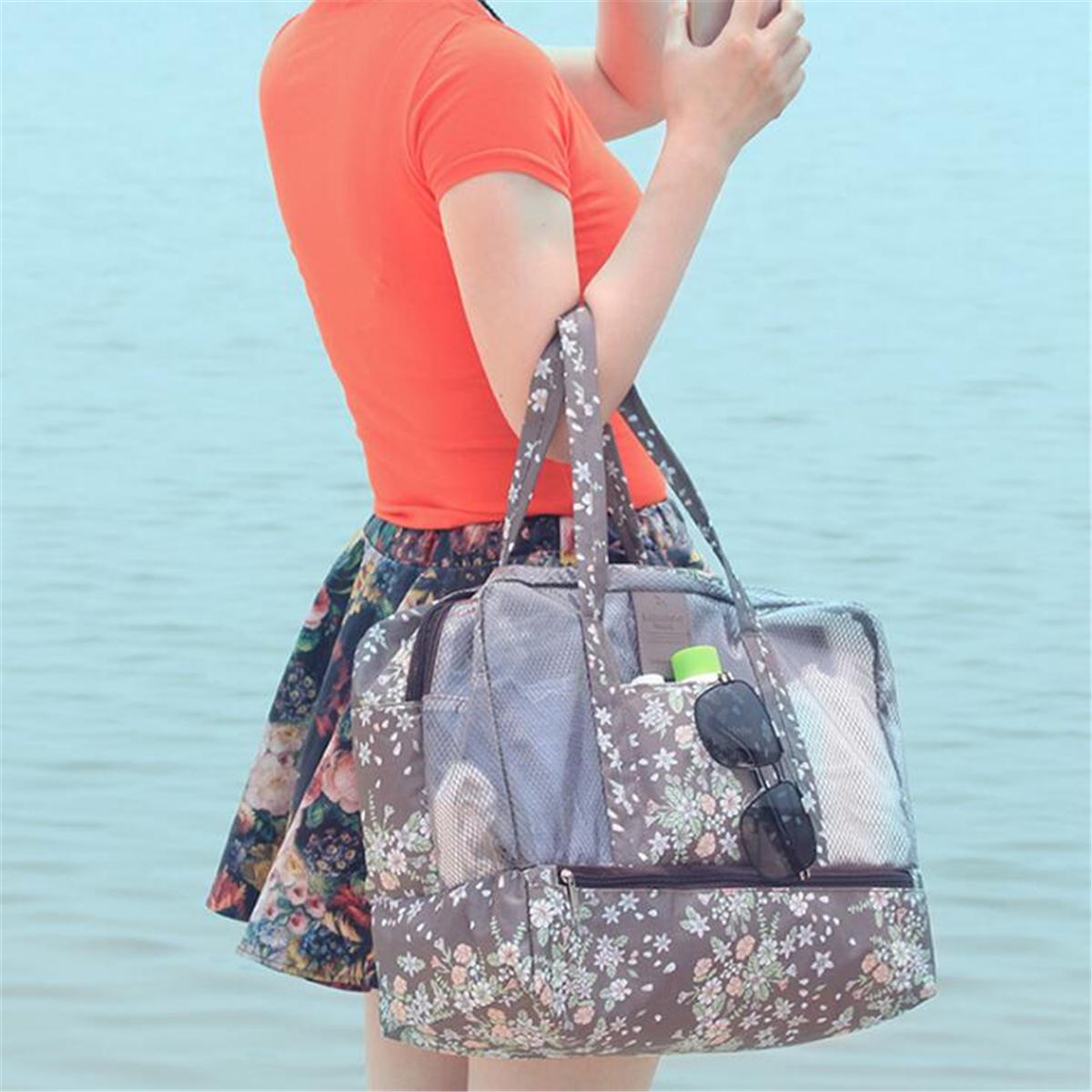 Outdoor-Portable-Women-Mesh-Beach-Tote-Bag-Summer-Travel-Pouch-Handbag-1463520-5