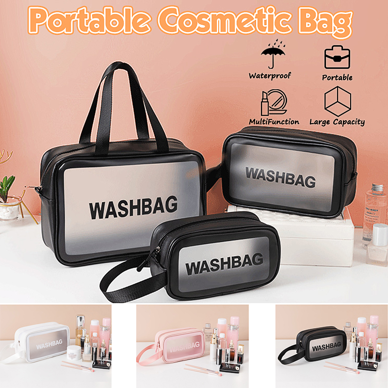 PUPVC-Make-Up-Bag-Vanity-Case-Cosmetic-Nail-Art--Toiletry-Bags-Transparent-Wash-Bag-Handbag-Outdoor--1761698-1