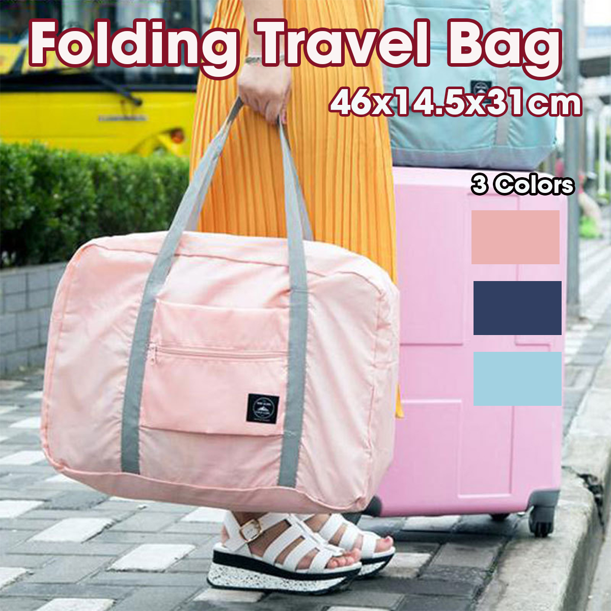 Portable-Reusable-Folding-Travel-Handbag-Cosmetic-Strong-Carrier-Storage-Bag-1658627-1