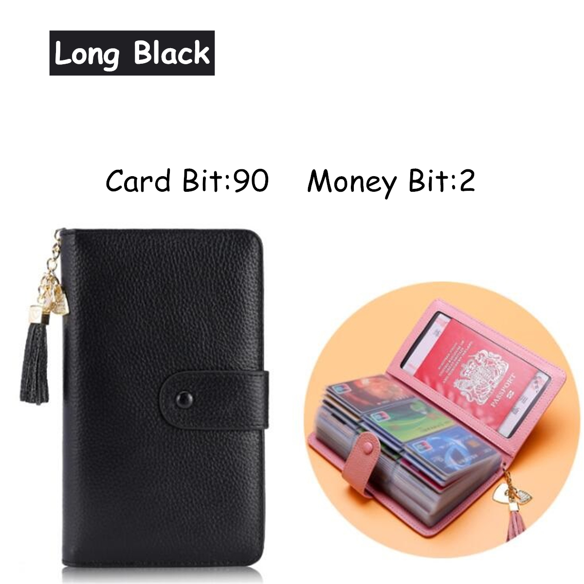 Women-Genuine-Leather-Wallet-ID-Credit-Card-Holder-Bag-Passport-Purse-Outdoor-Travel-1469151-5