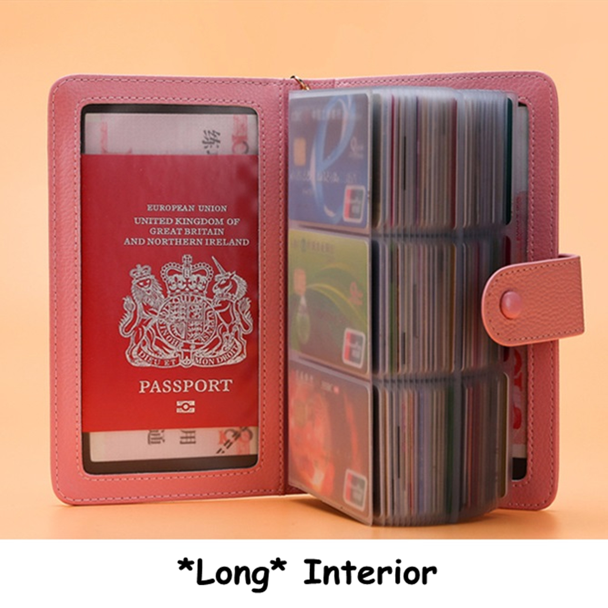 Women-Genuine-Leather-Wallet-ID-Credit-Card-Holder-Bag-Passport-Purse-Outdoor-Travel-1469151-9