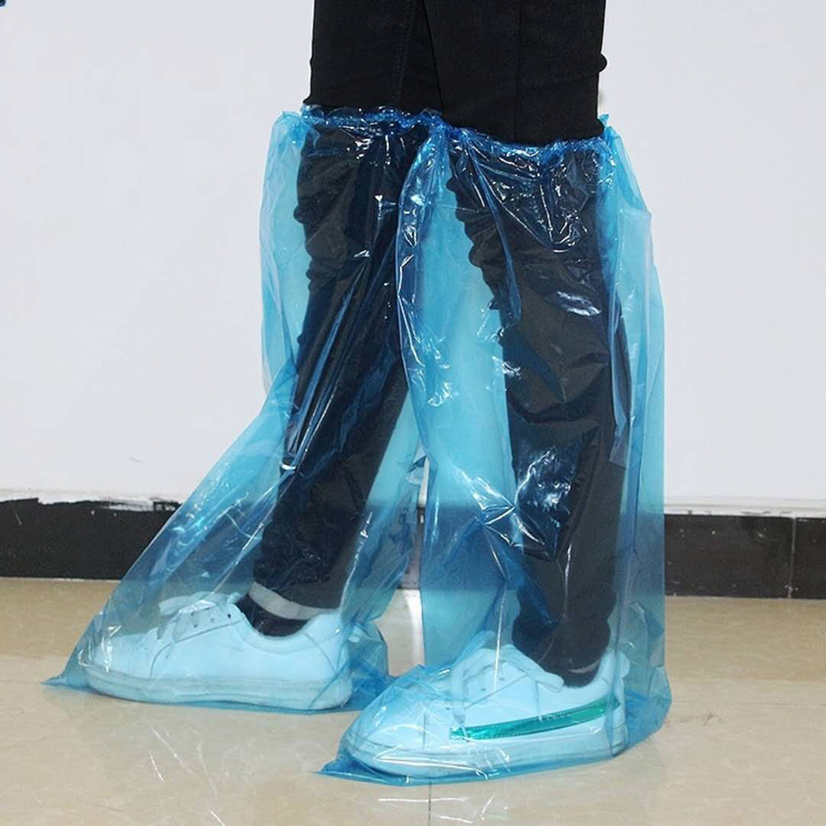 25-Pair-Disposable-Shoe-Cover-PVC-Waterproof-PVC-Rainproof---Protection-Unisex-Boots-Covers-Shoes-Ac-1668229-7