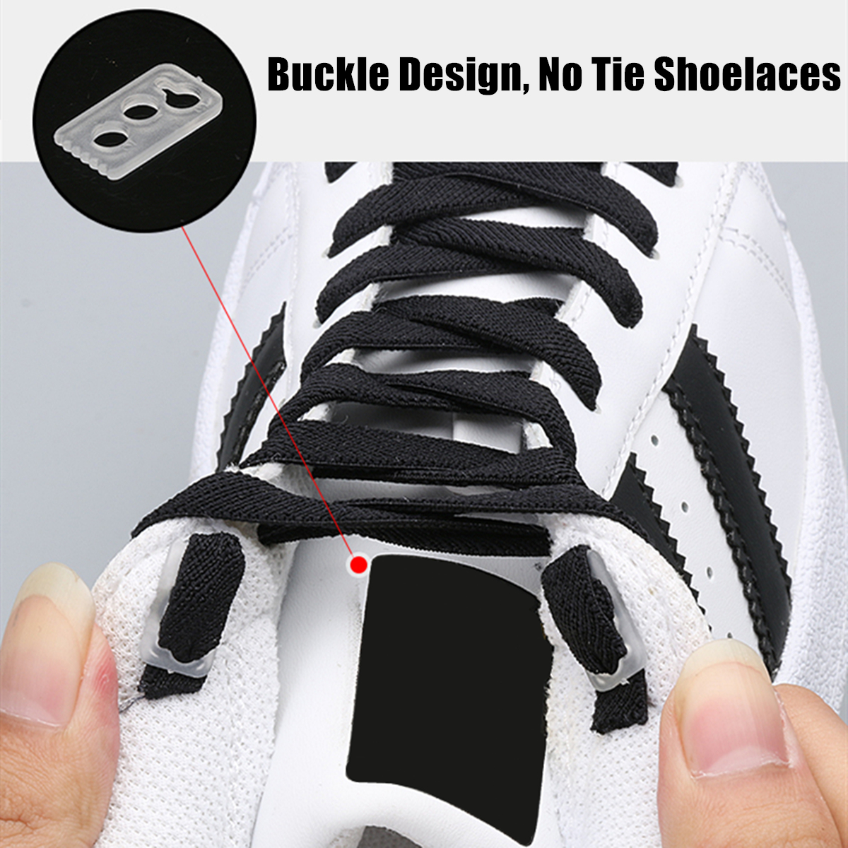 2Pcs-100cm-Elastic-No-Tie-Shoelaces-Lazy-Free-Tie-Sneaker-Laces-With-Buckles-Sports-Running-1470098-4